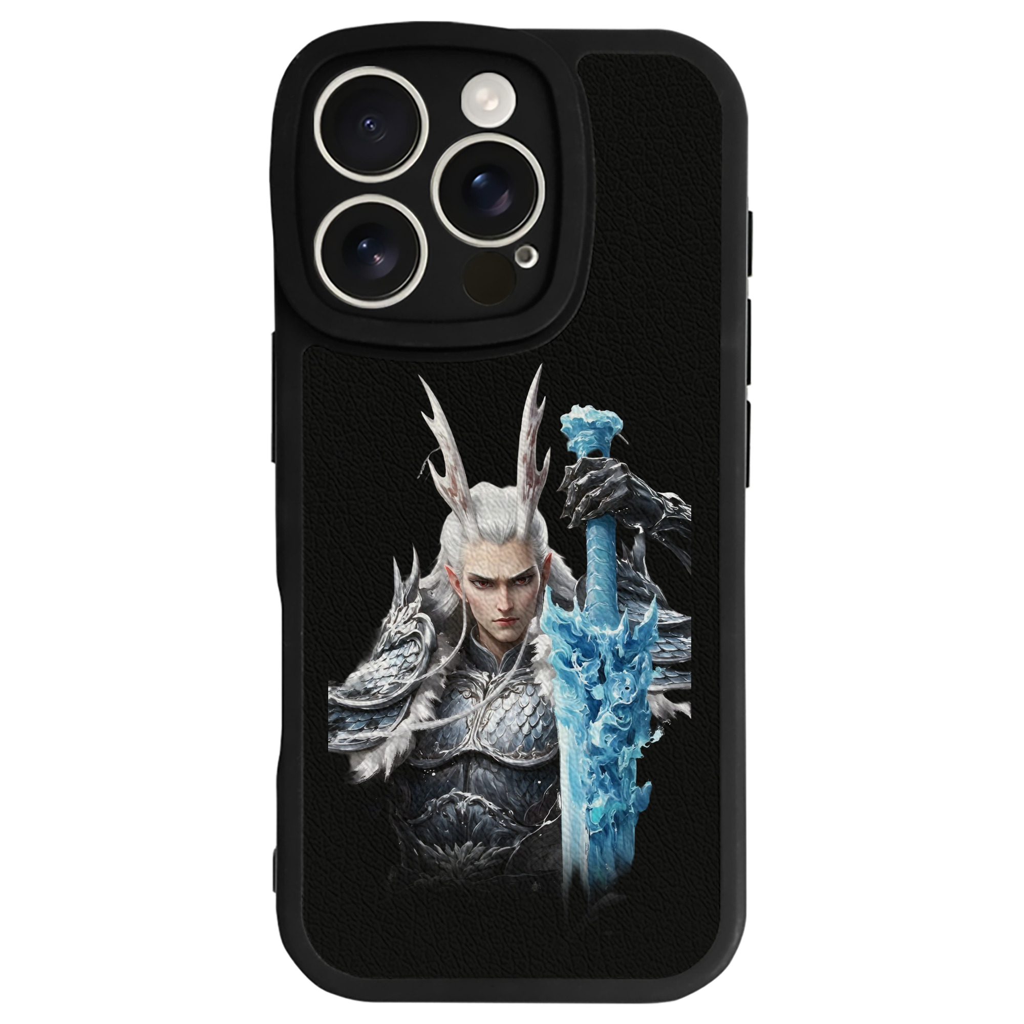 （画像用） Ne Zha 2 ナタ 魔童の大暴れ 【iPhone 16シリーズ対応】シリコンスマホケース（レザー調） 材質：シリコン